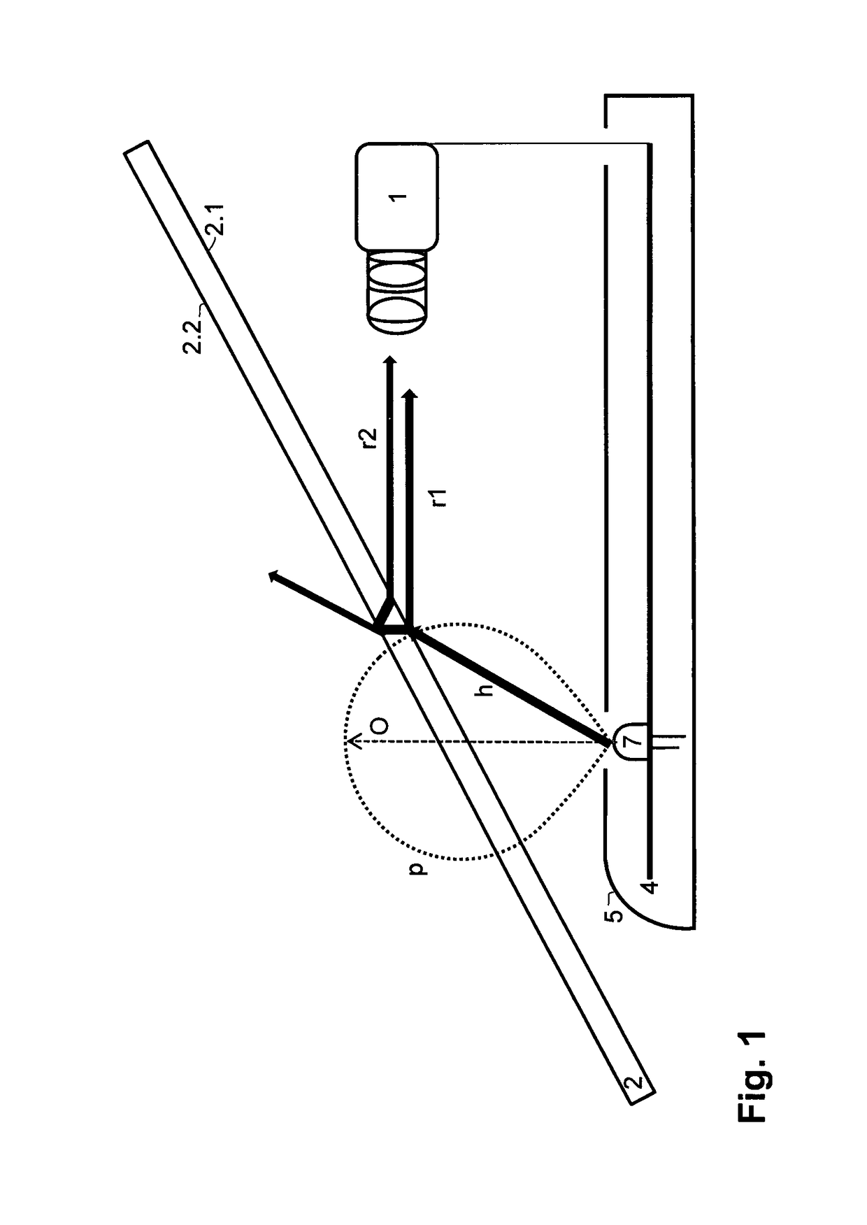 Illumination for detecting raindrops on a pane by means of a camera