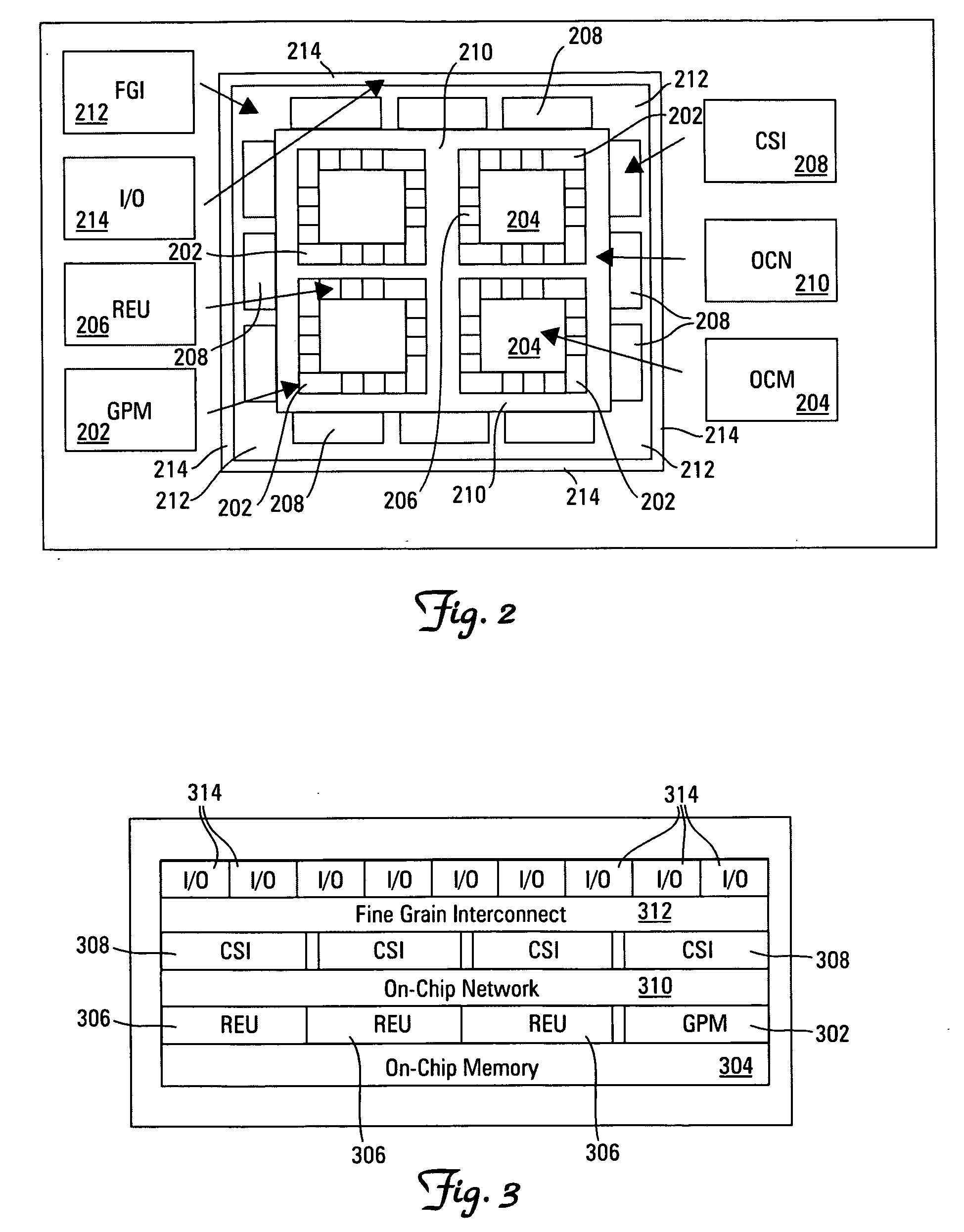 Reconfigurable network on a chip