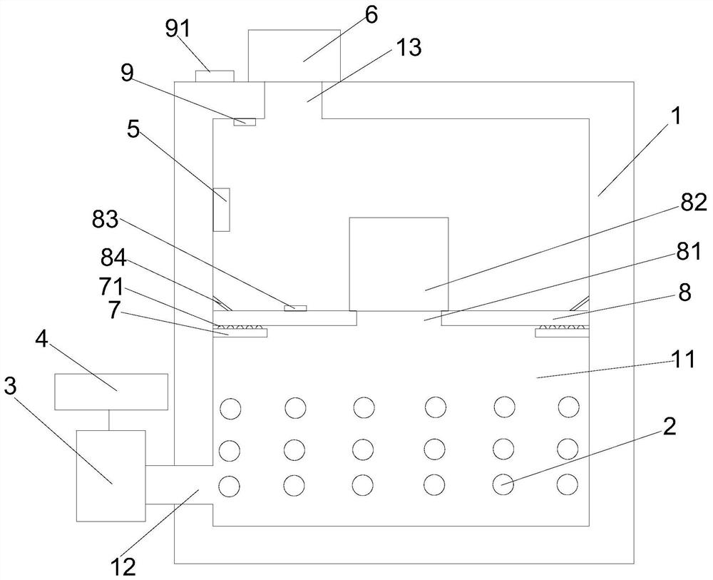 Intelligent high-temperature regeneration device of particle trapping device