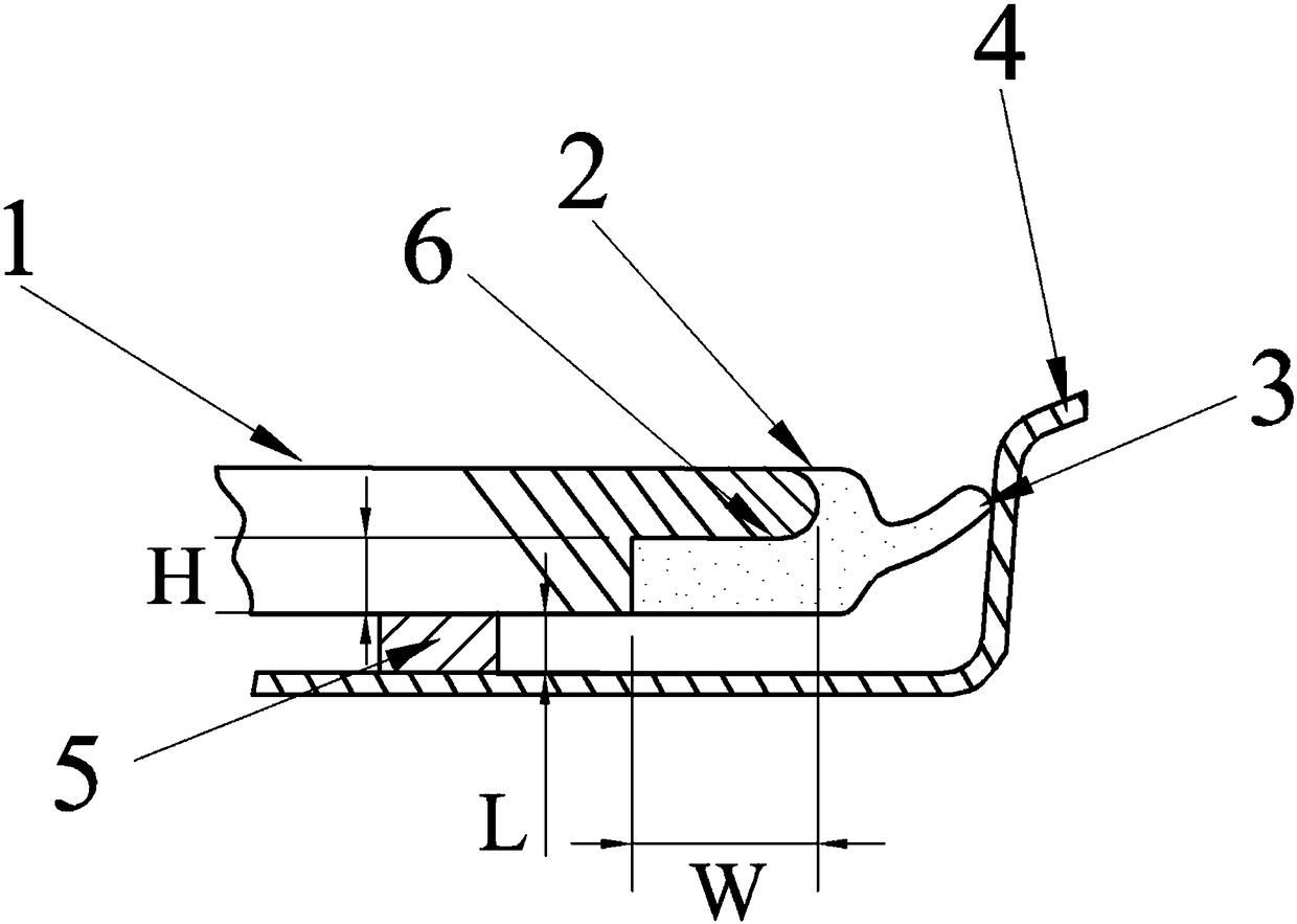 Novel automotive glass cladding assembly