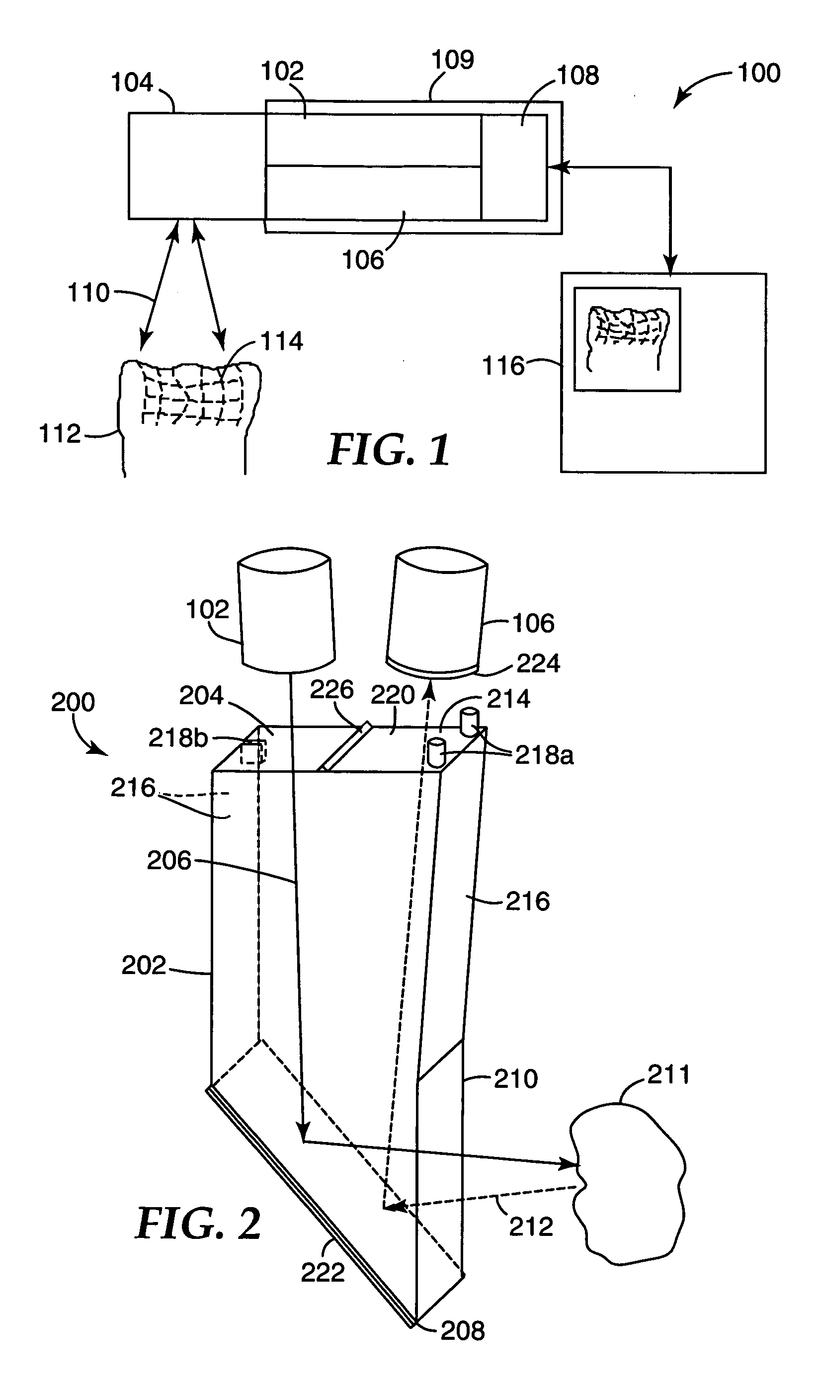 Front end for 3D imaging camera