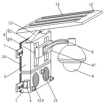 Internet of Things monitoring device with alarm function