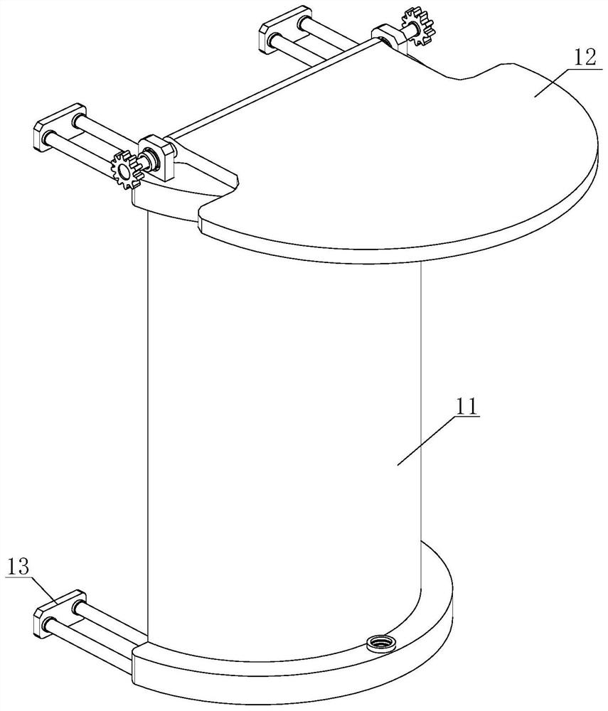 Stainless steel plate water supply and drainage device with anti-vandal function