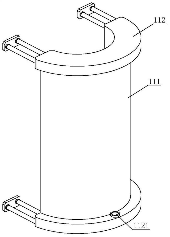 Stainless steel plate water supply and drainage device with anti-vandal function