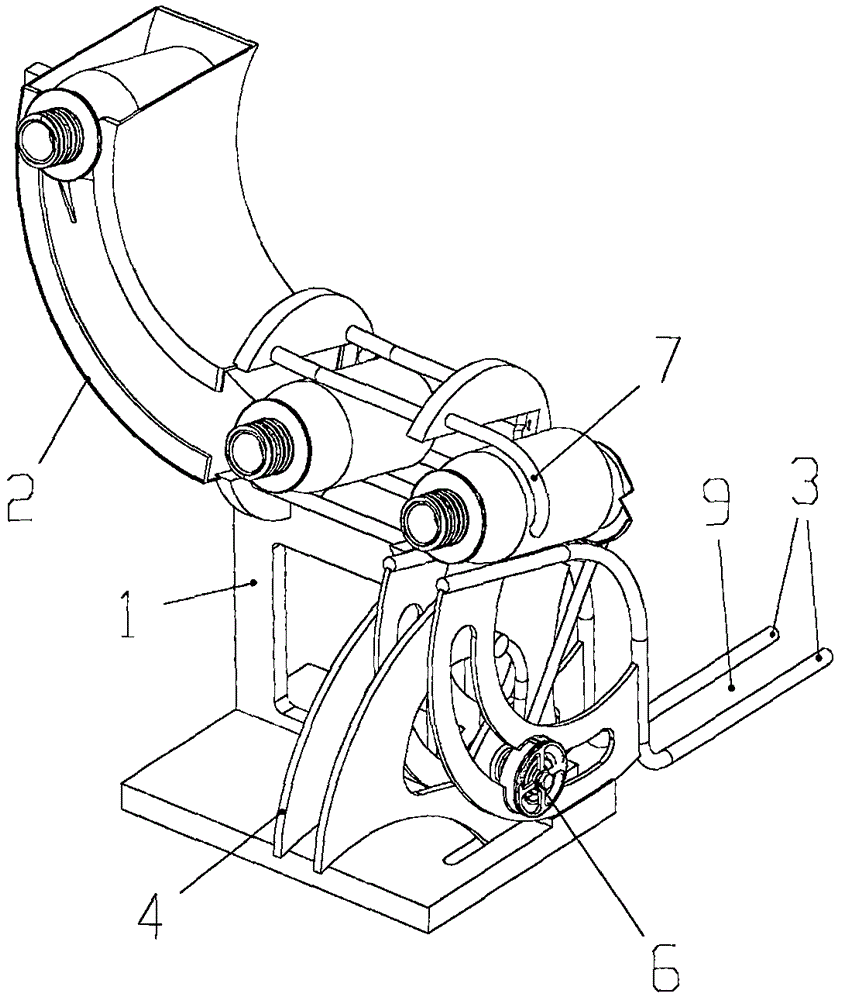 Full-automatic bottle conveying mechanism of filling production line