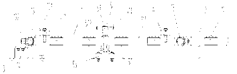 Combined type bracket of vehicle-mounted oil engines