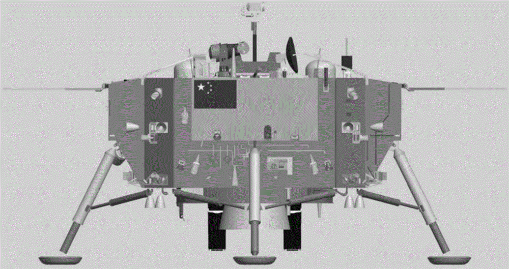 Mutual-shooting imaging system for deep-space exploration lander and deep-space exploration rover