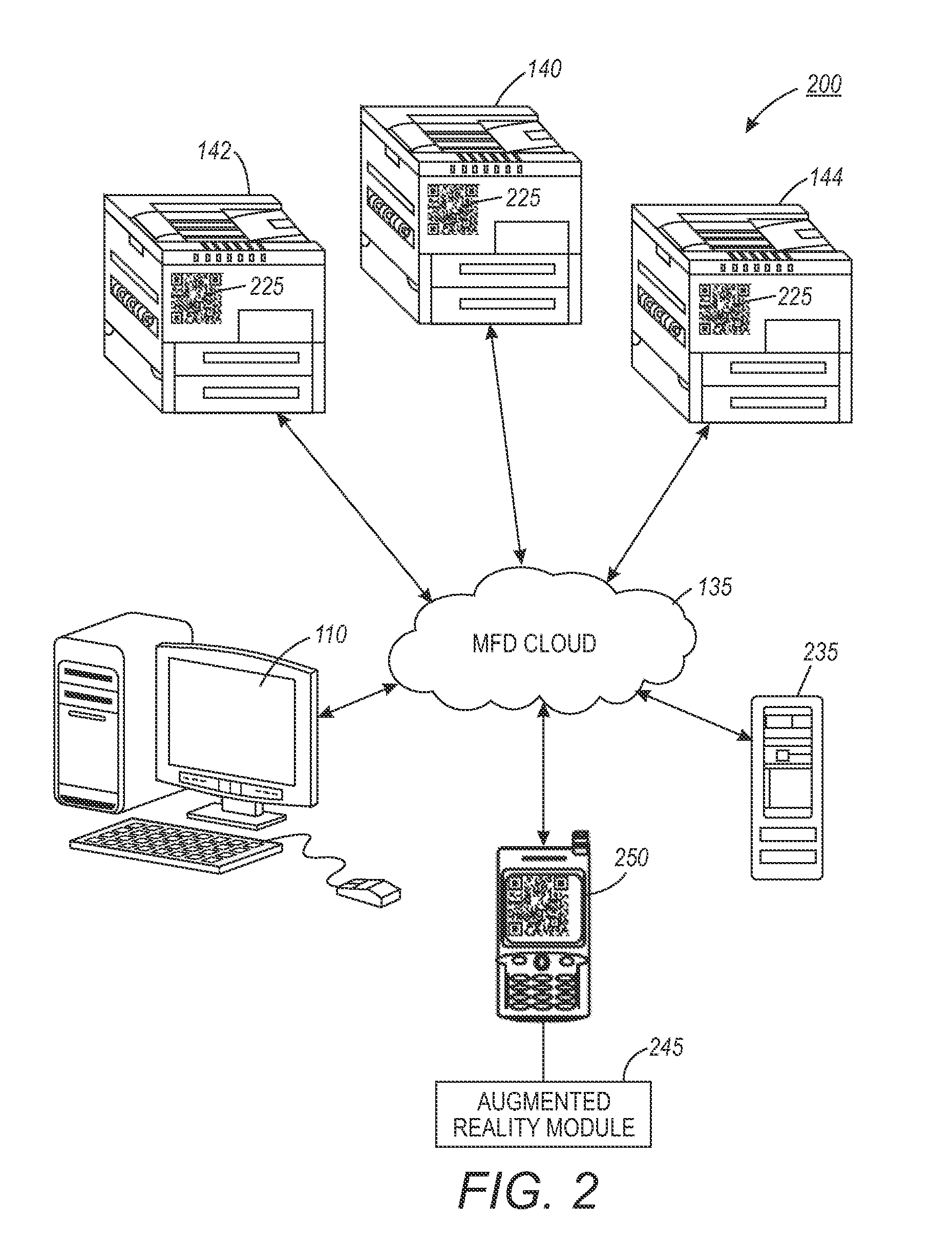 Augmented reality system and method for device management and service