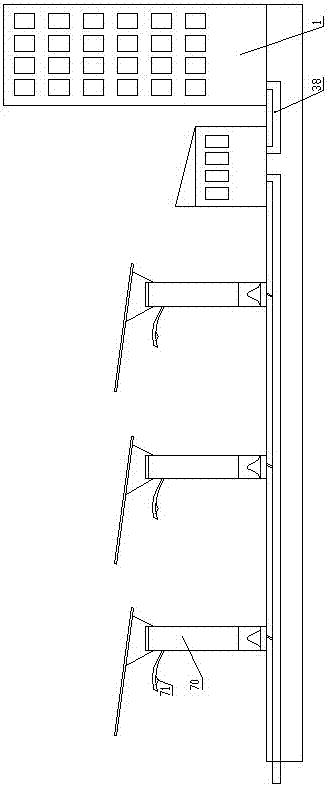 Urban road electrostatic dust removal street lamp system