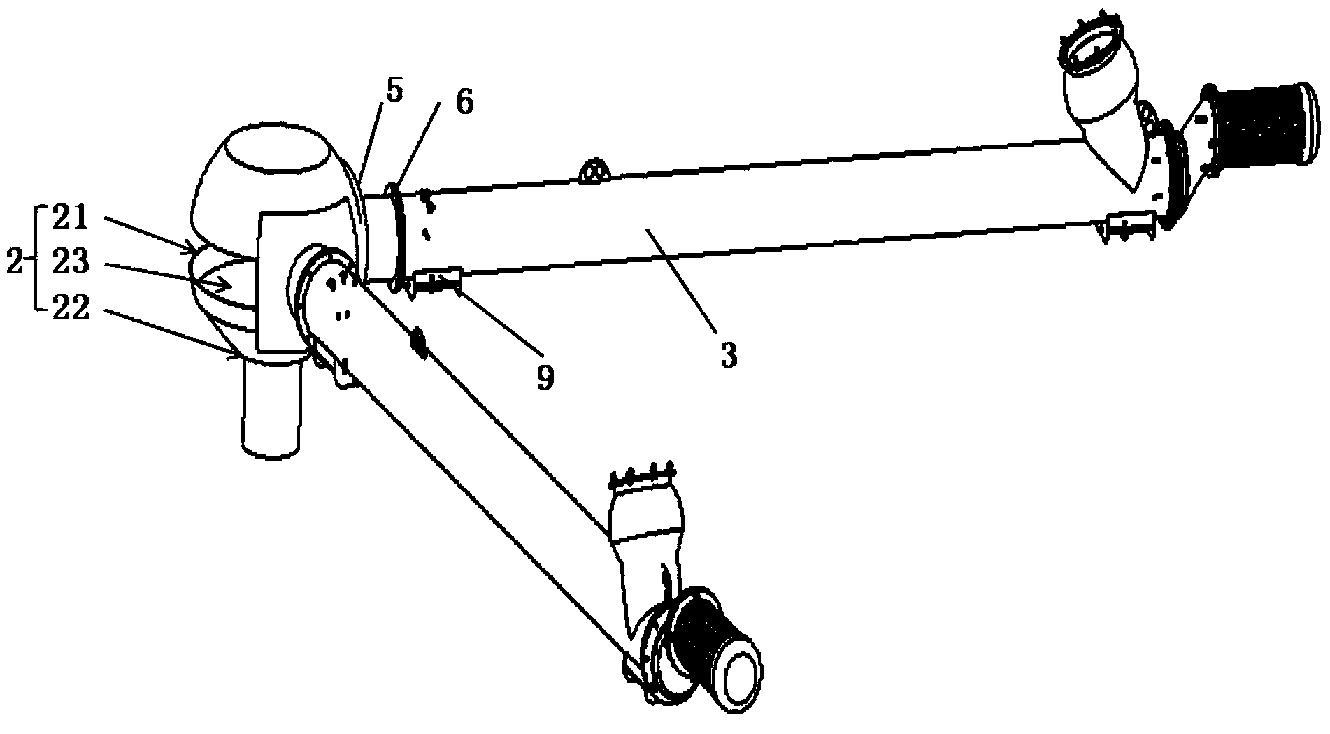 Spiral conveying equipment