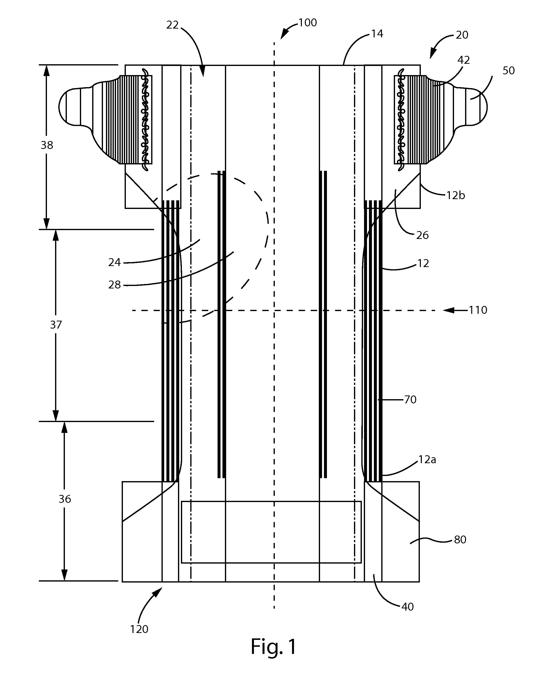 Absorbent article with leg gasketing cuff