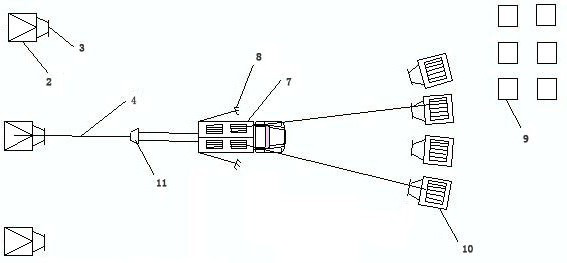 Construction method of carbon fiber composite core wire