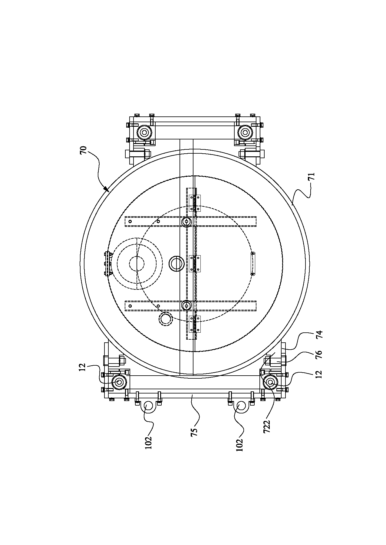 Quantitative filling machine of viscous material