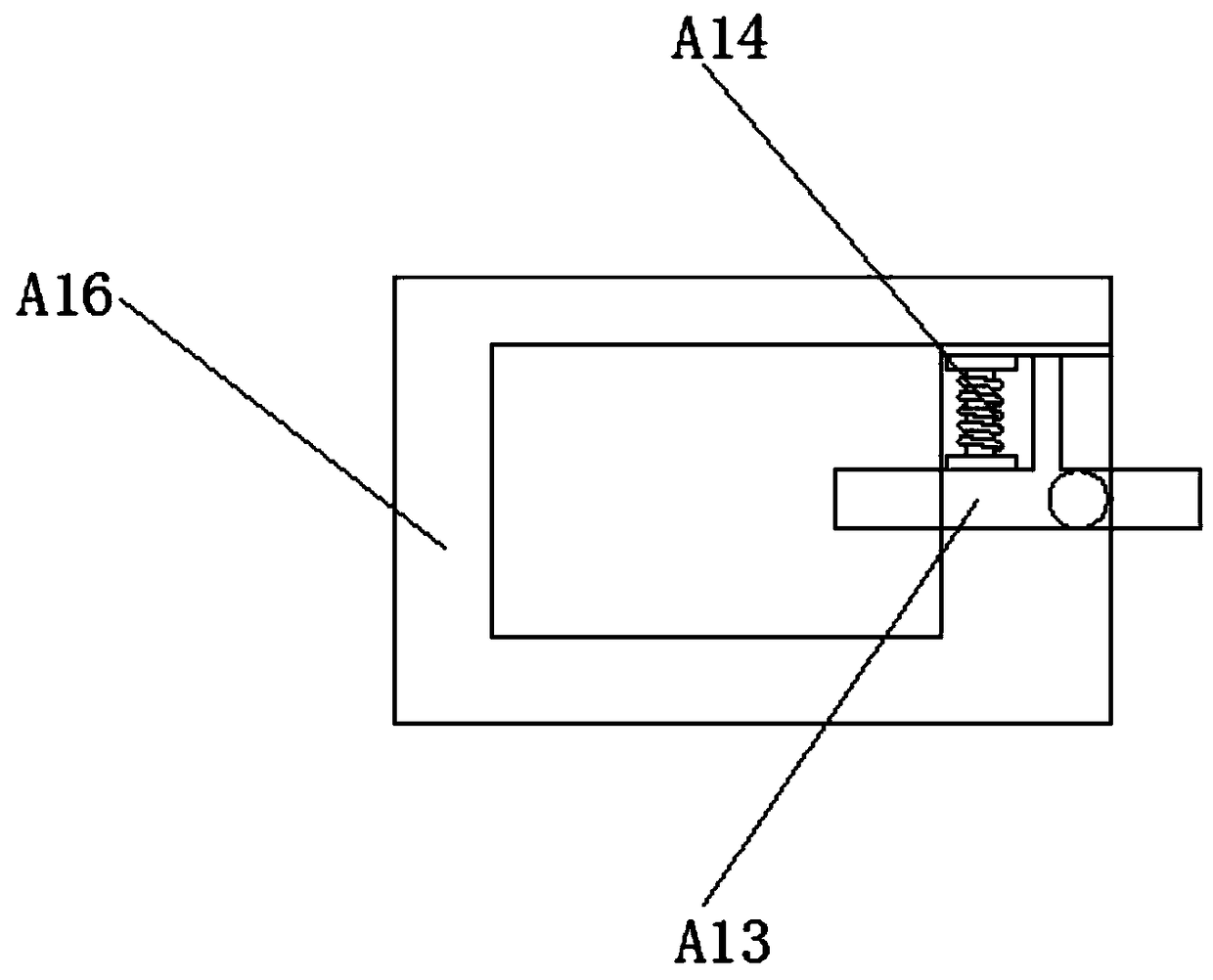 Fixed dustproof type textile transporting device