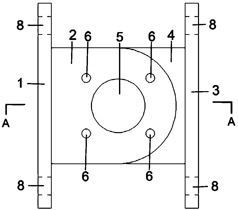 Easy-to-repair lead plastic hinge