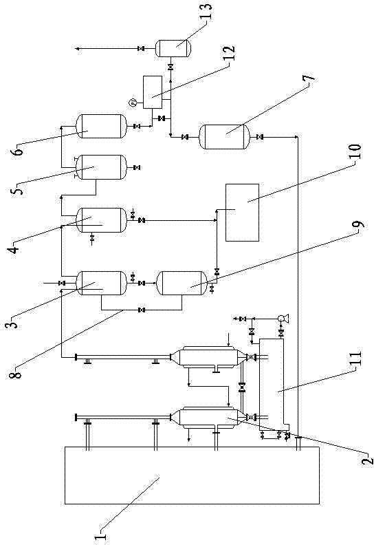 Waste mercury catalyst recovery technology and waste mercury catalyst recovery device