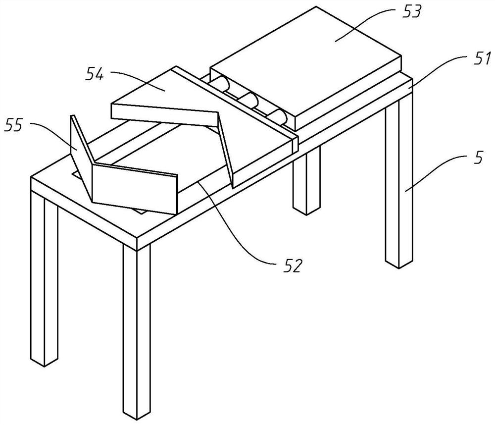 Automatic precise milling machine machining and feeding and discharging device