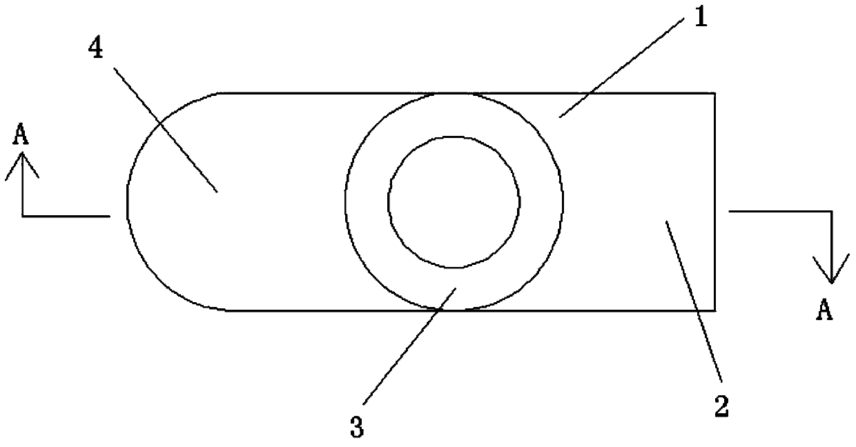 Bent pipe capable of preventing high-speed fluid impacting