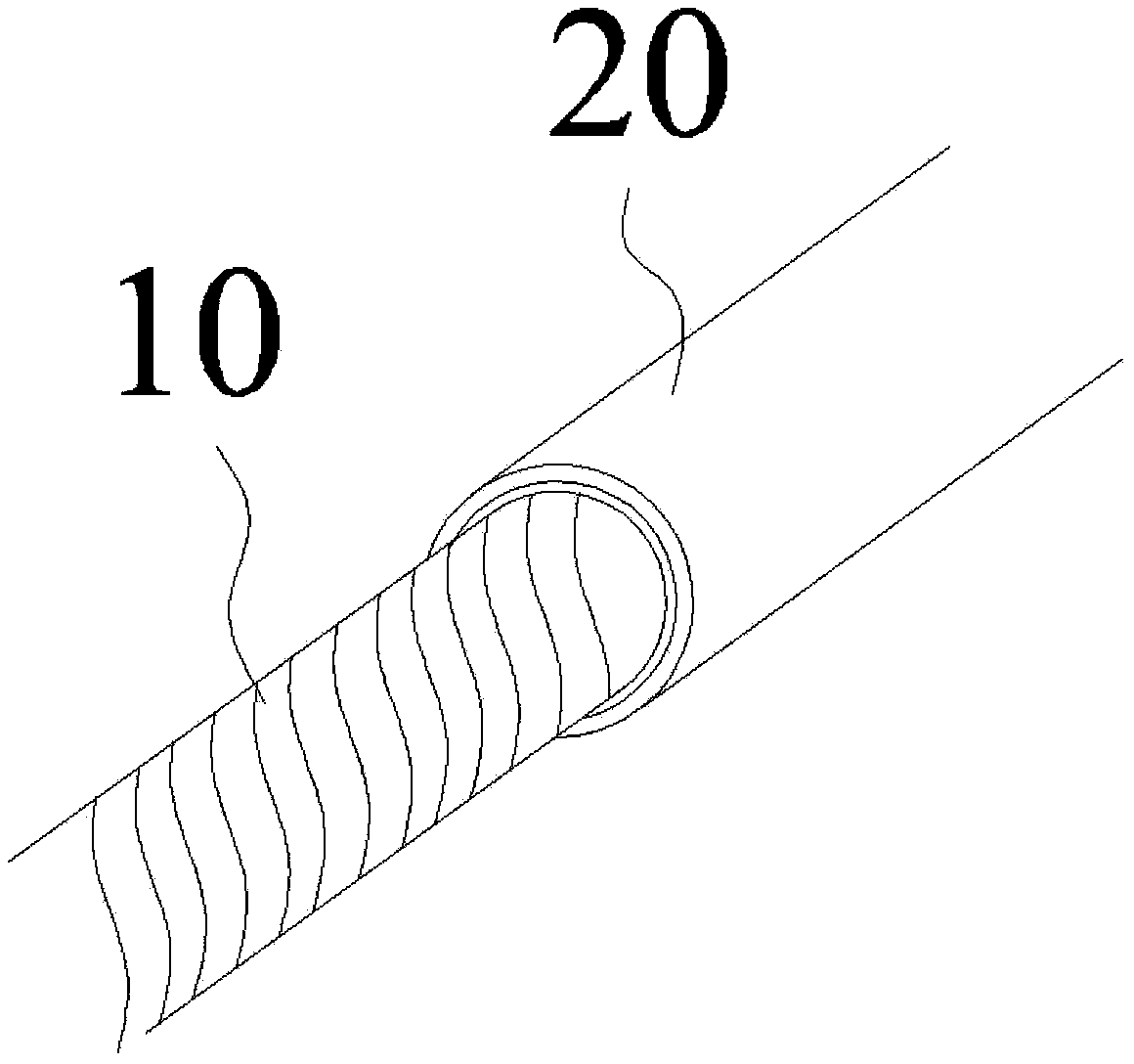 Well drilling exploration guide rope