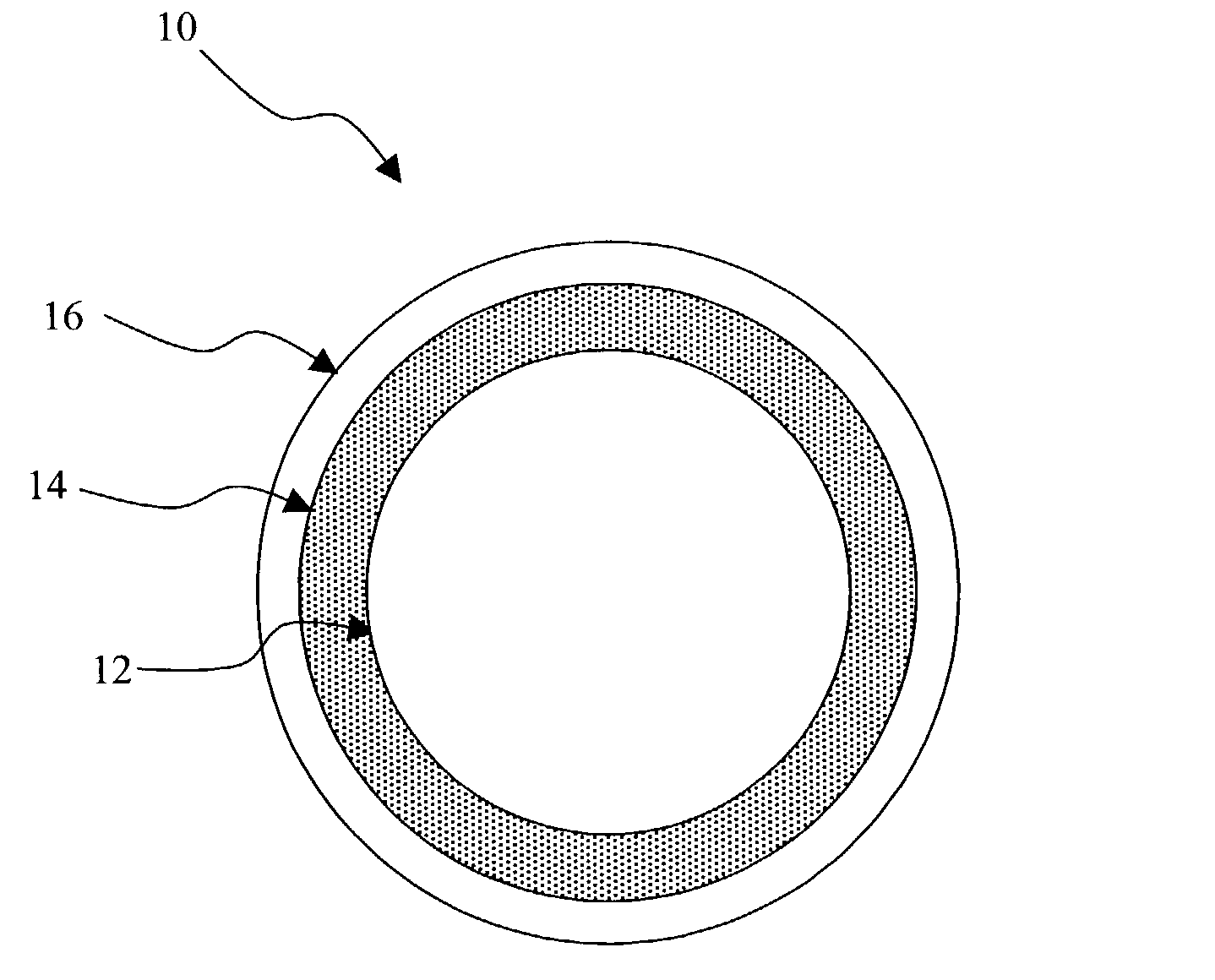 Golf ball comprising UV-cured non-surface layer