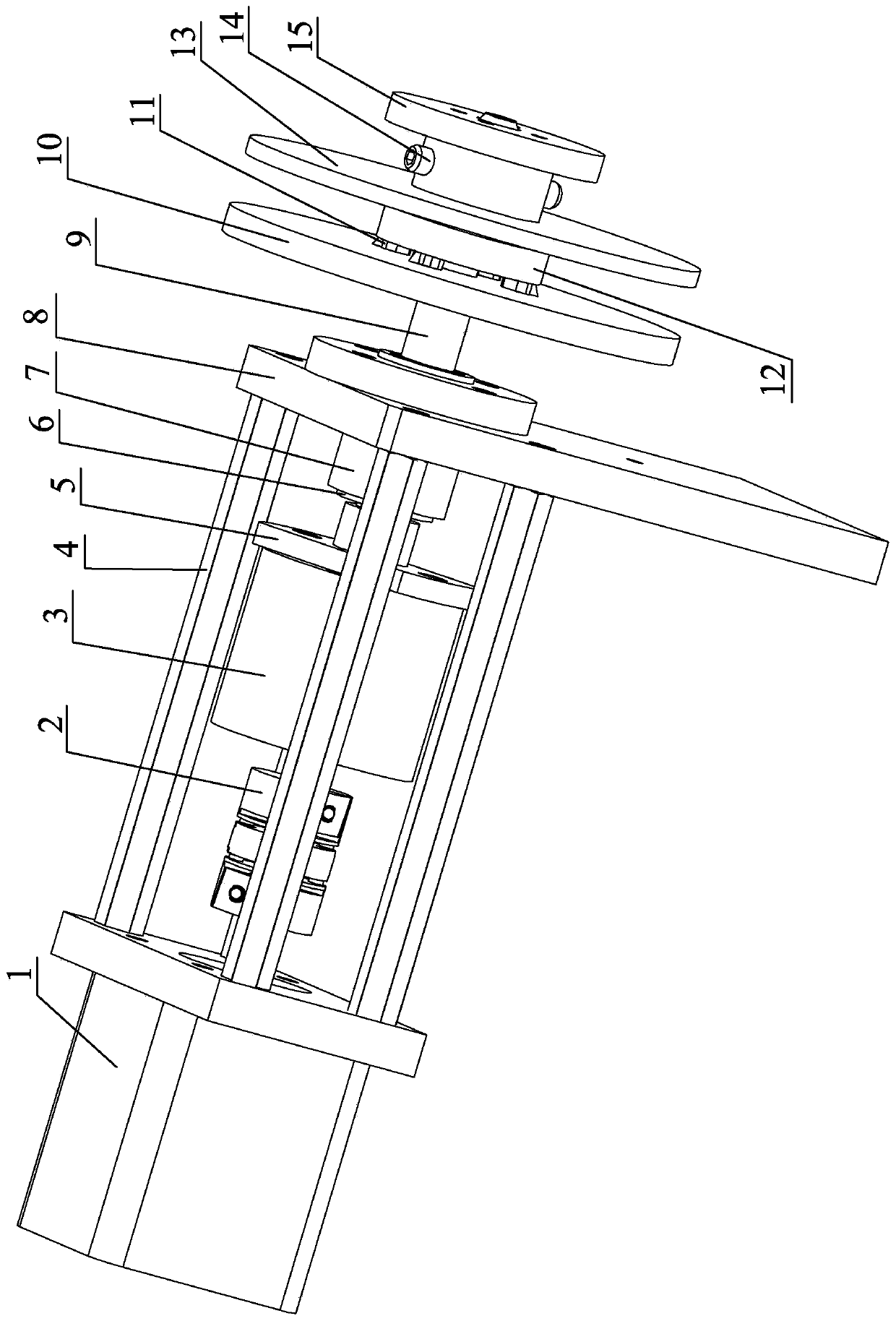 A Teflon tray clamping mechanism for a fully automatic fog binding machine