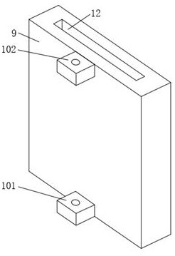 Cylinder cover blocking die structure