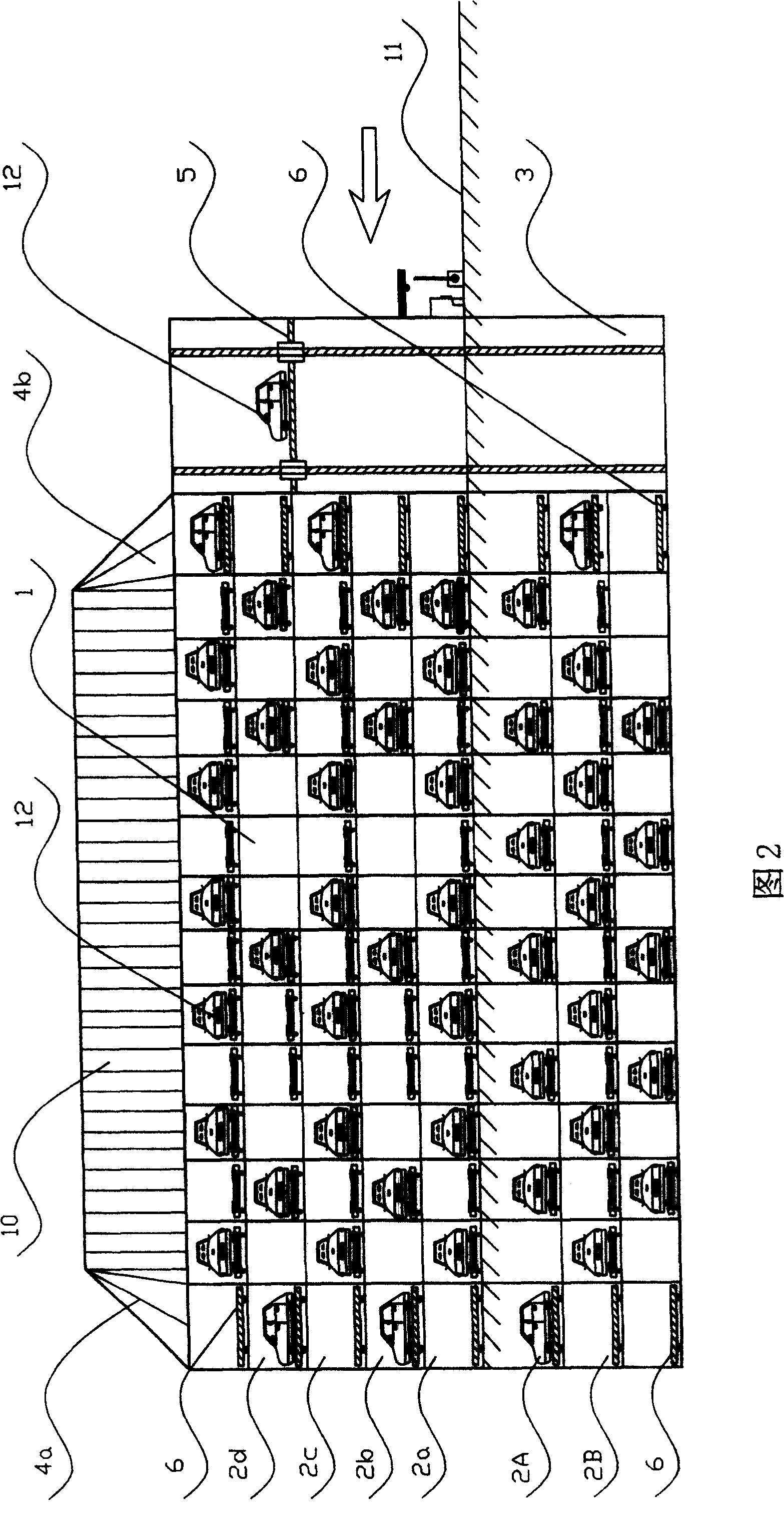 Stereo rotary whole-automatic parking garage