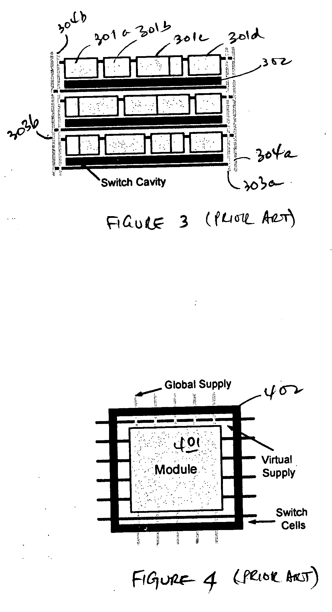 Design method and architecture for power gate switch placement