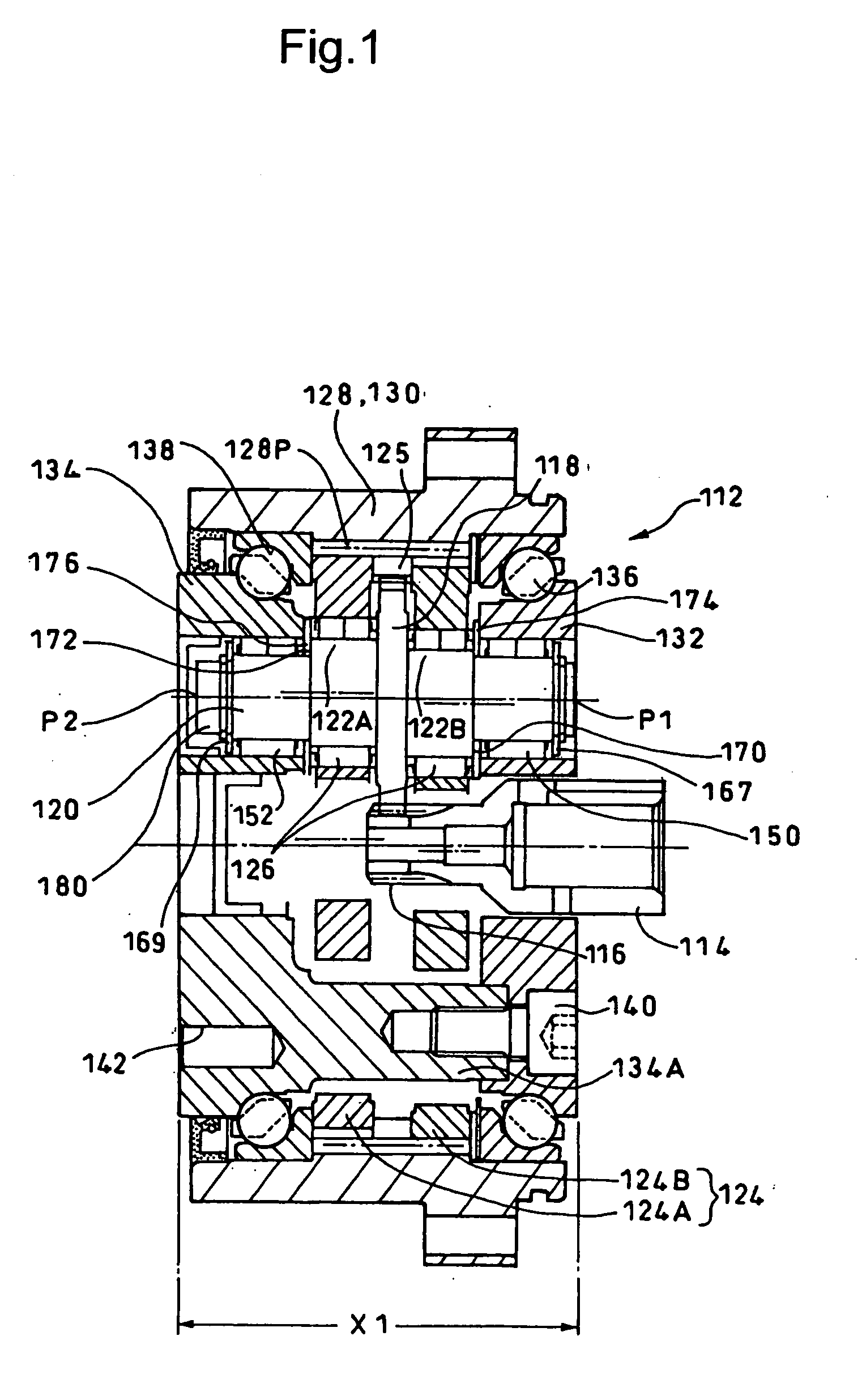 Oscillating internally meshing planetary gear system and method for manufacturing eccentric body shaft