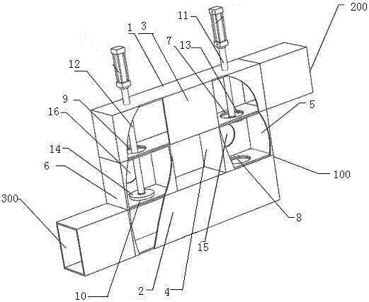 Organic waste gas-smoke channel switching equipment and channel switching method