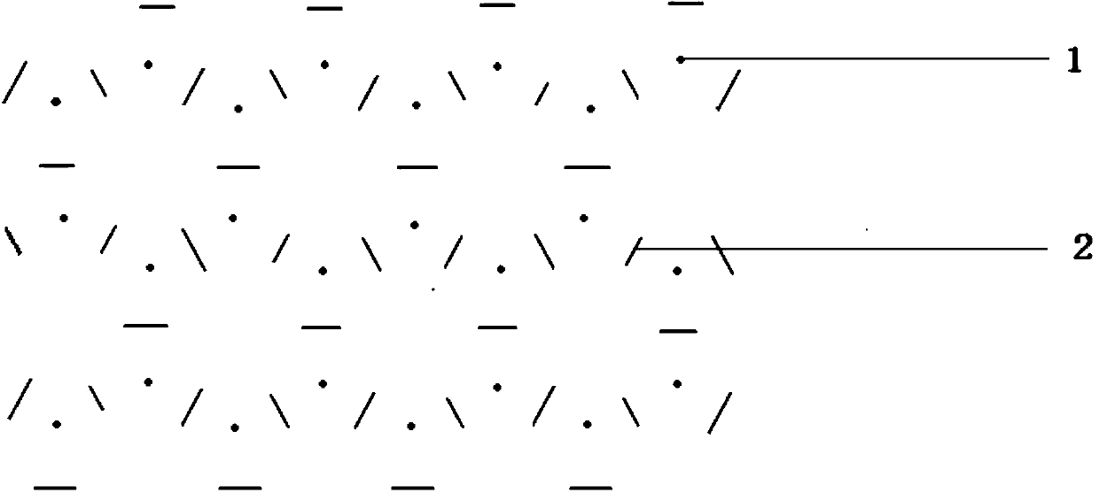 Method for planting mangrove forest in coast intertidal zone stormward face and fixing device