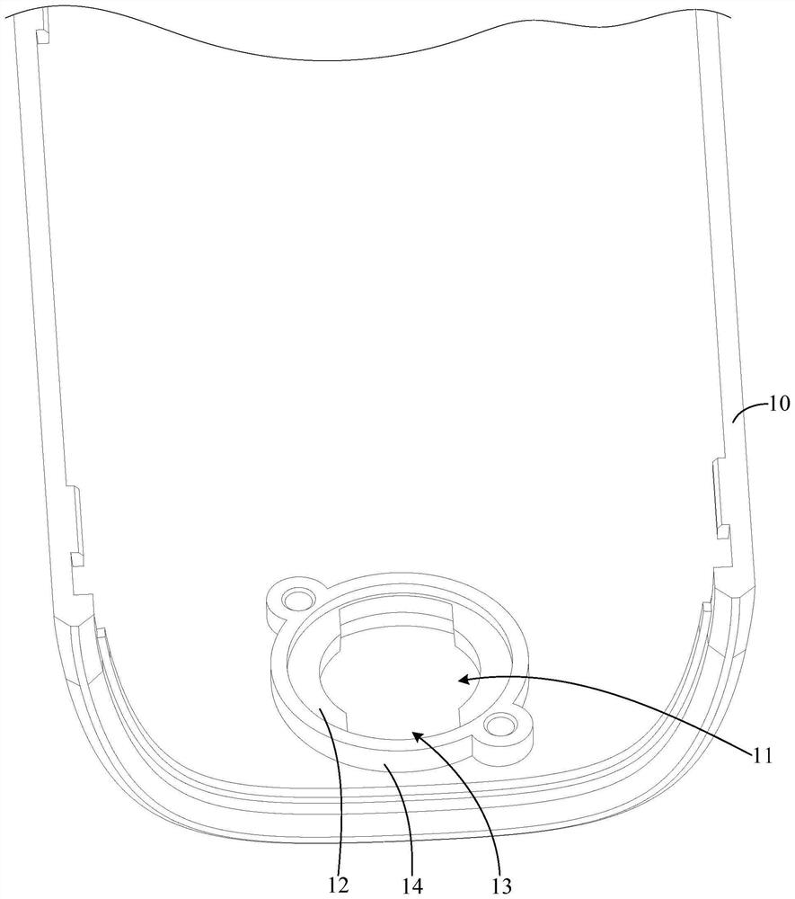 Assembly structure of wire harness, electronic equipment and atmosphere lamp