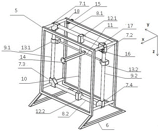 Three-dimensional measurement instrument for human knee-joint kinematics