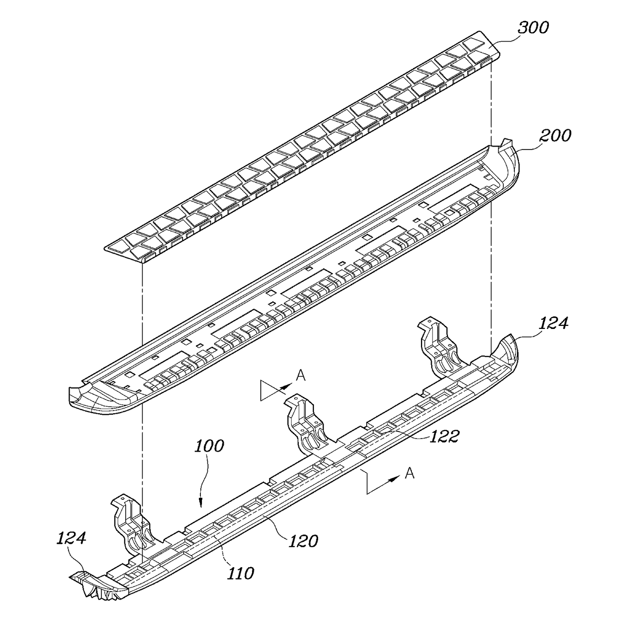 Method of making side step for vehicle