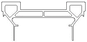 Manufacturing method of aluminum alloy mechanical arm track girder hollow profile