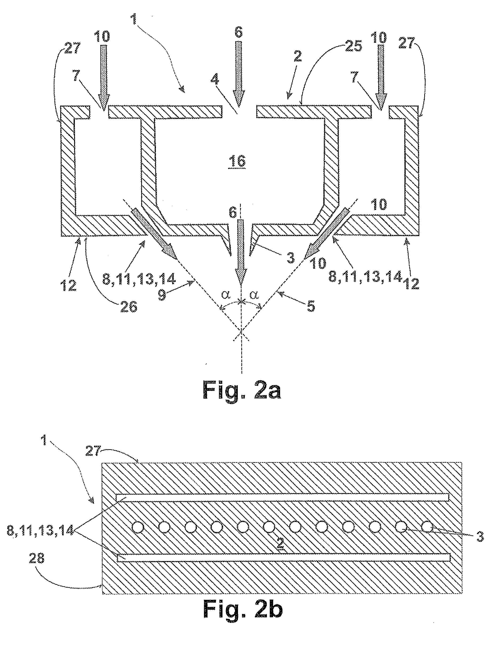 Device for applying adhesive