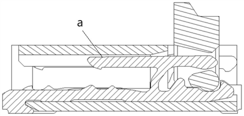 Circuit board connector and inner row terminal and outer row terminal thereof