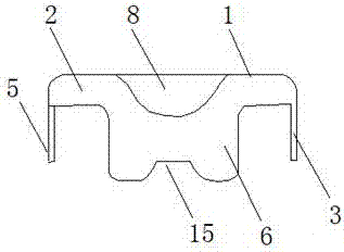 Automobile front rail-front support