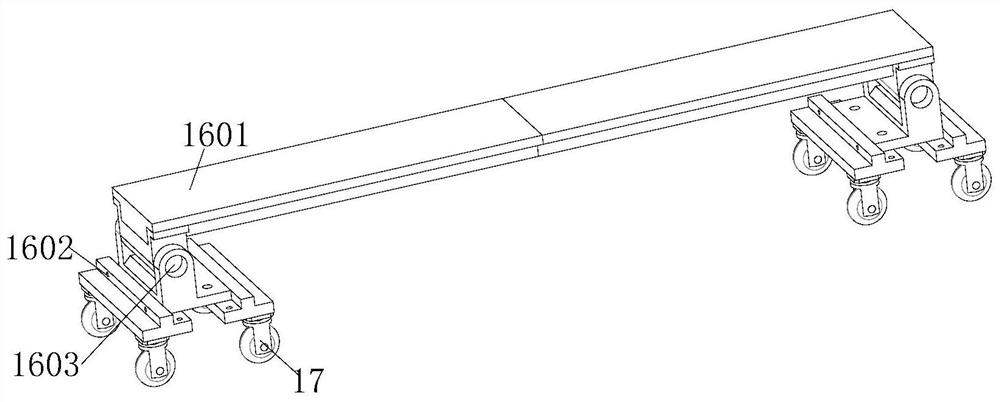 Material transfer device for highway engineering construction