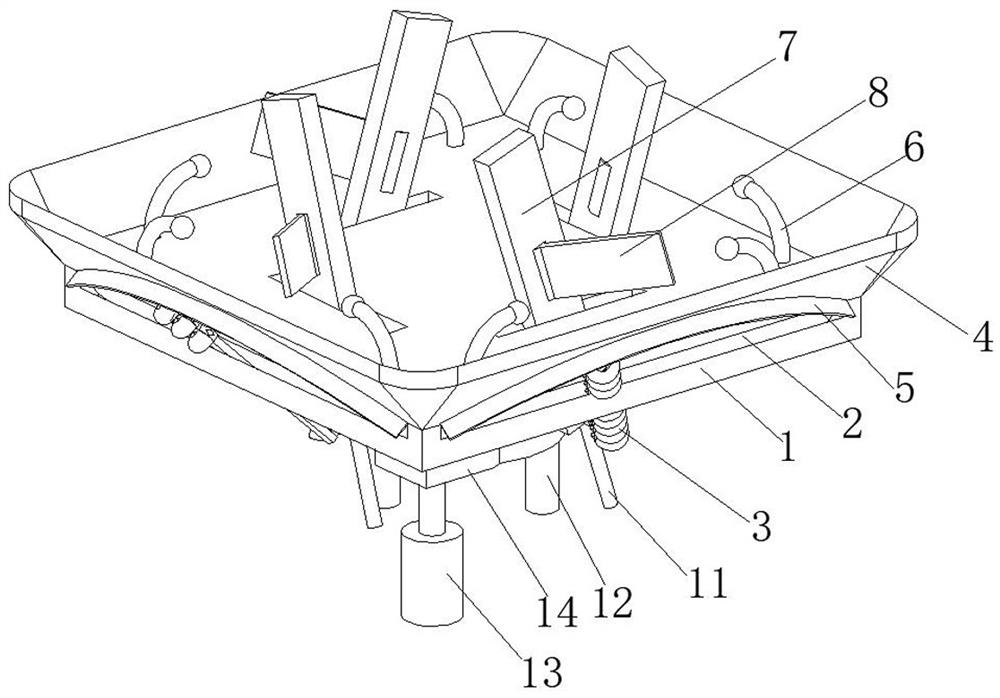 Offshore wind power reminding lighting device