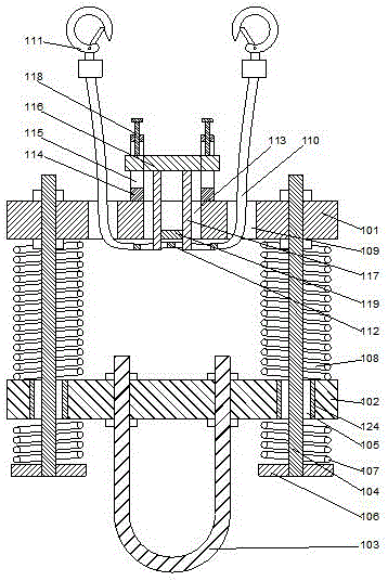 Anti-falling device for power test climbing