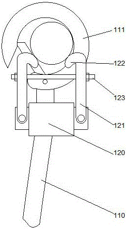 Anti-falling device for power test climbing