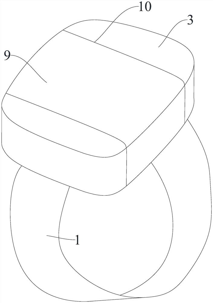 Wrist type inflatable life-saving equipment