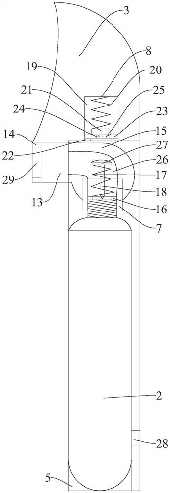 Wrist type inflatable life-saving equipment