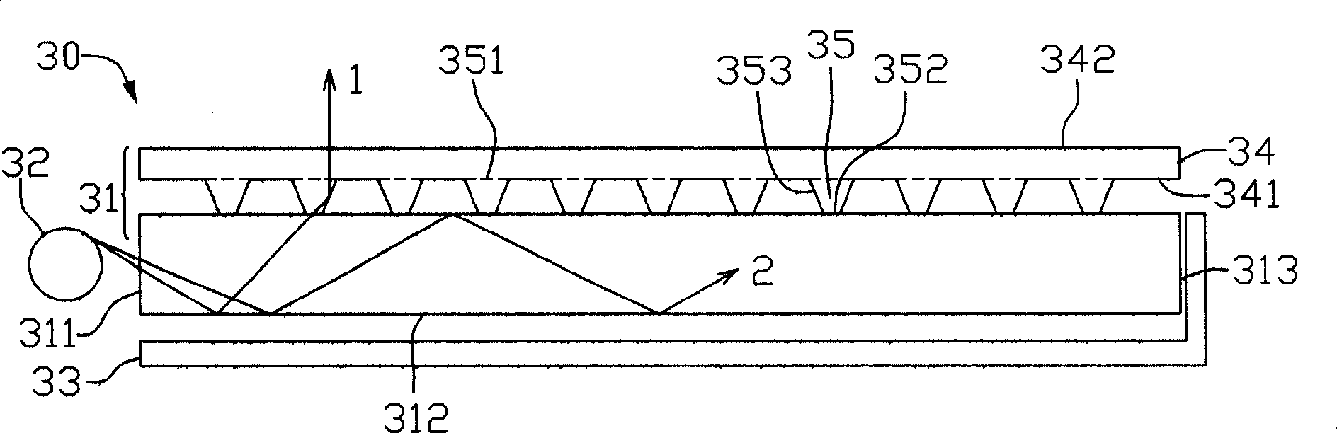 Light guide panel and surface emitting device