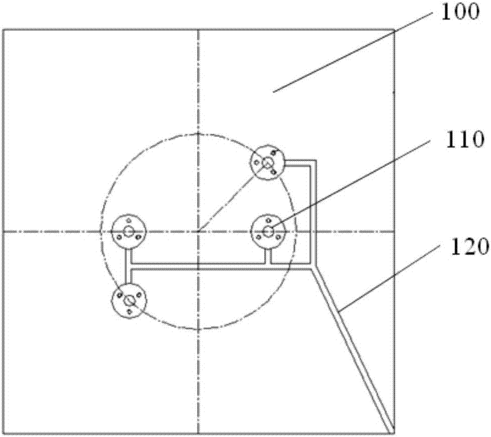 An acoustic emission probe installation device for true triaxial hydraulic fracturing simulation experiments