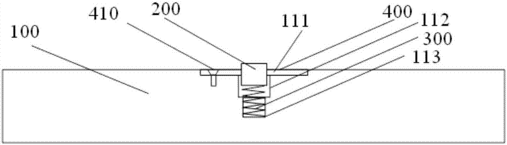 An acoustic emission probe installation device for true triaxial hydraulic fracturing simulation experiments