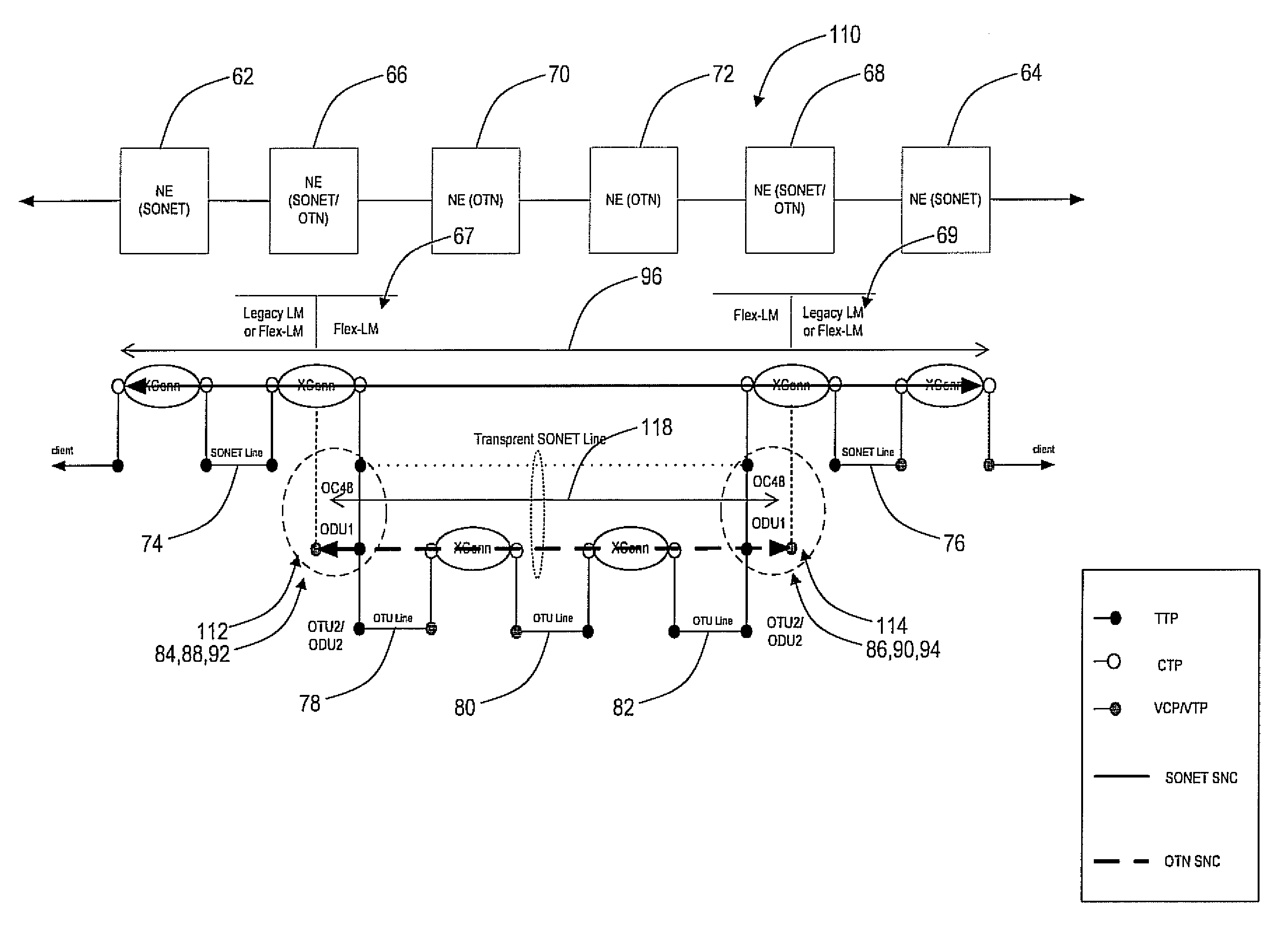 Methods and systems for the hierarchical mesh restoration of connections in an automatically switched optical network