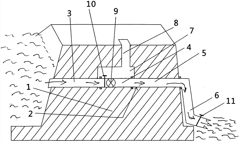 Suction pressure type hydropower station