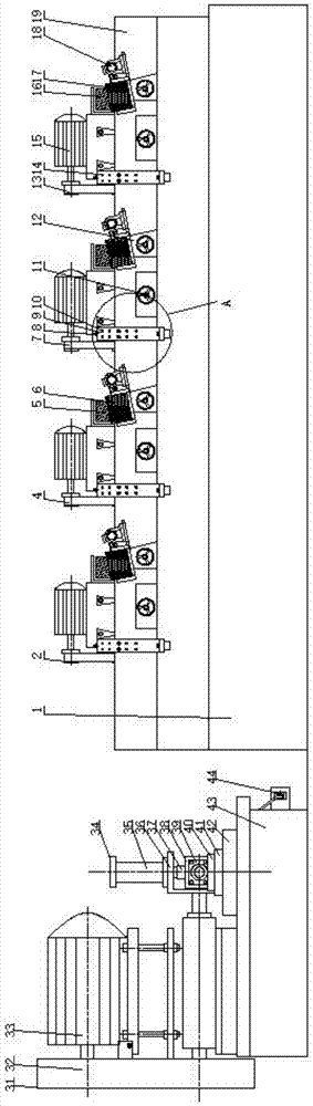 Steel pipe polishing and milling combination machine